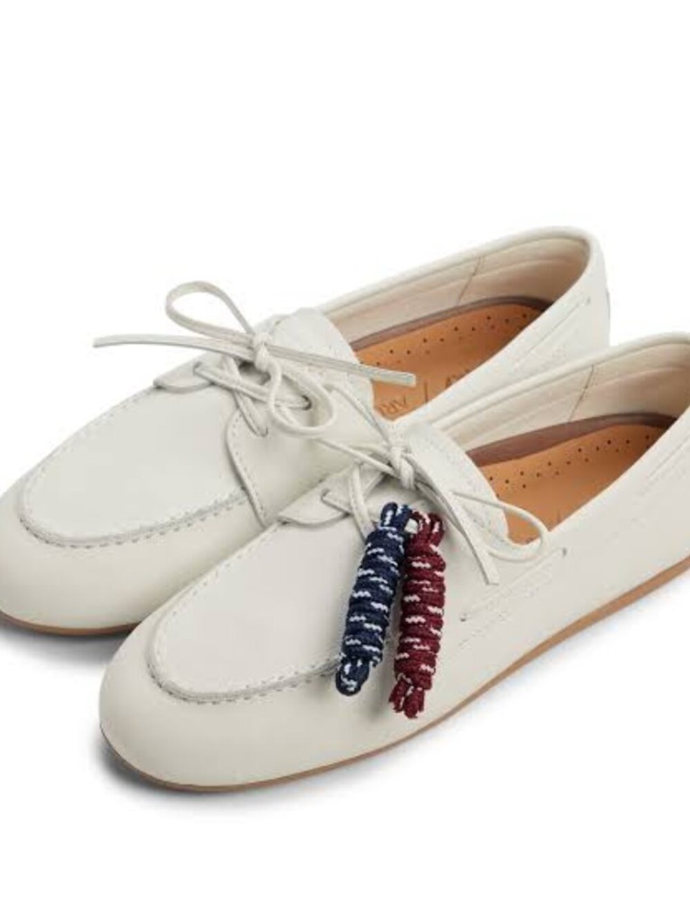 Sperry x Aritzia Slim Boat Shoe, Ivory, Size 11